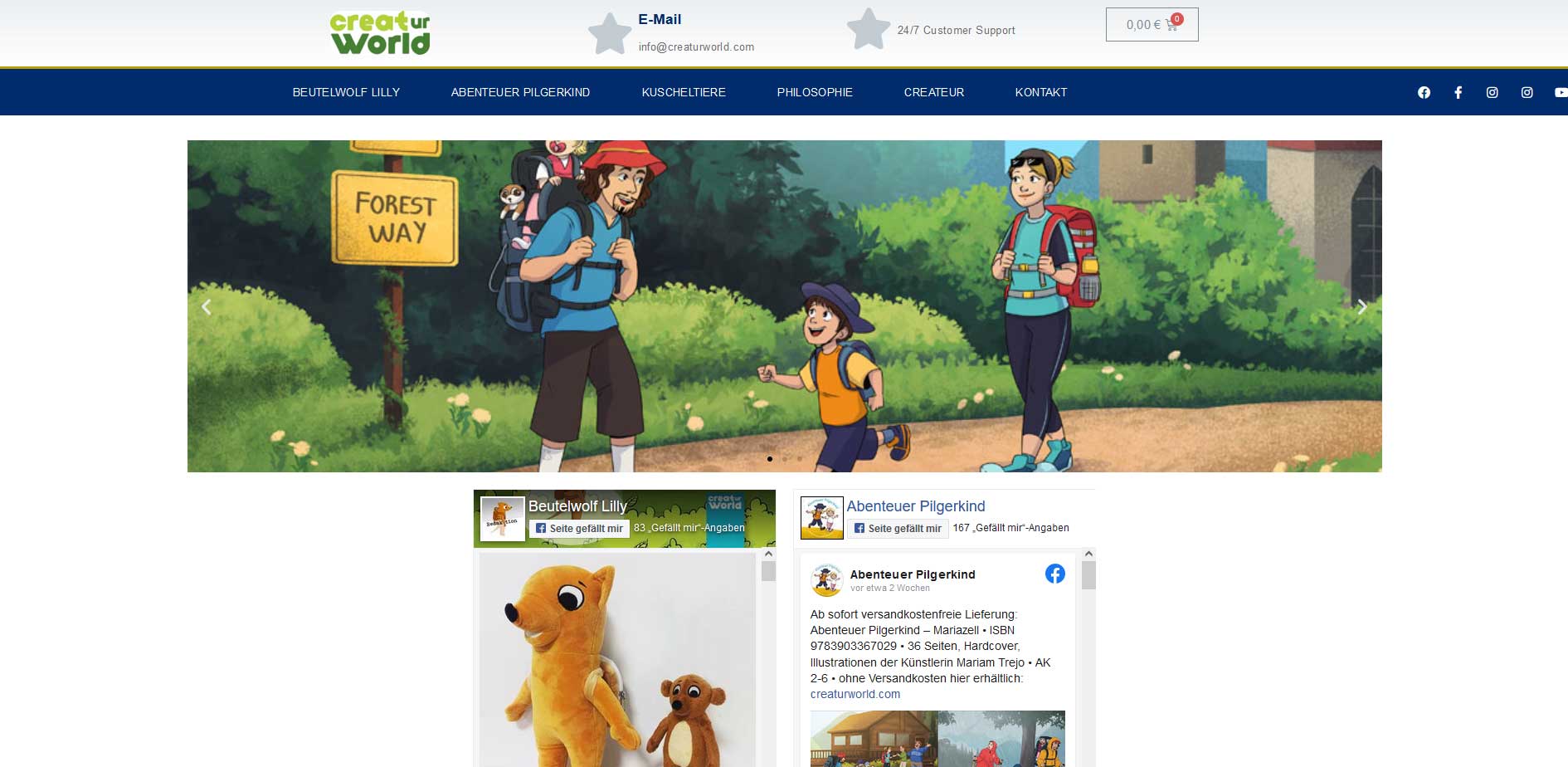 Creaturworld Website