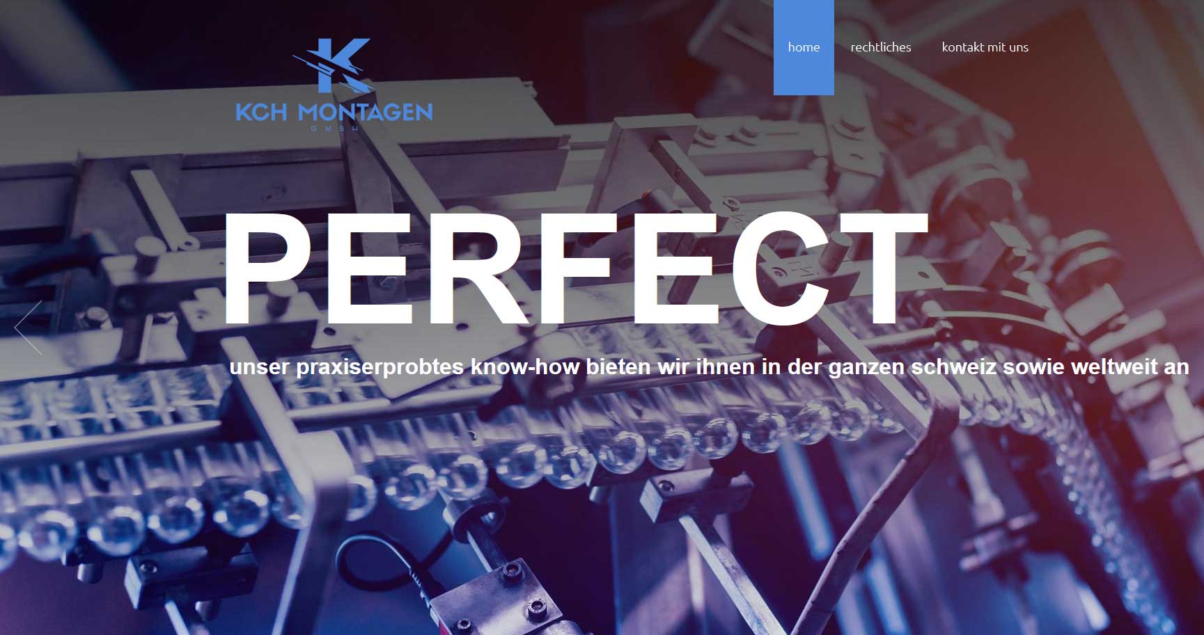 KCH-Montagen Website
