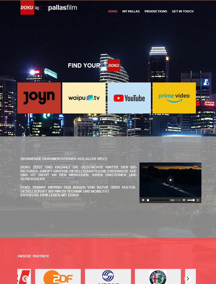 Pallas Film Website